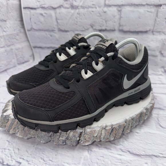 Nike Shoes - Nike Dual Fusion ST2 Womens Size 9.5 Black Sliver Training Shoes Sneakers
